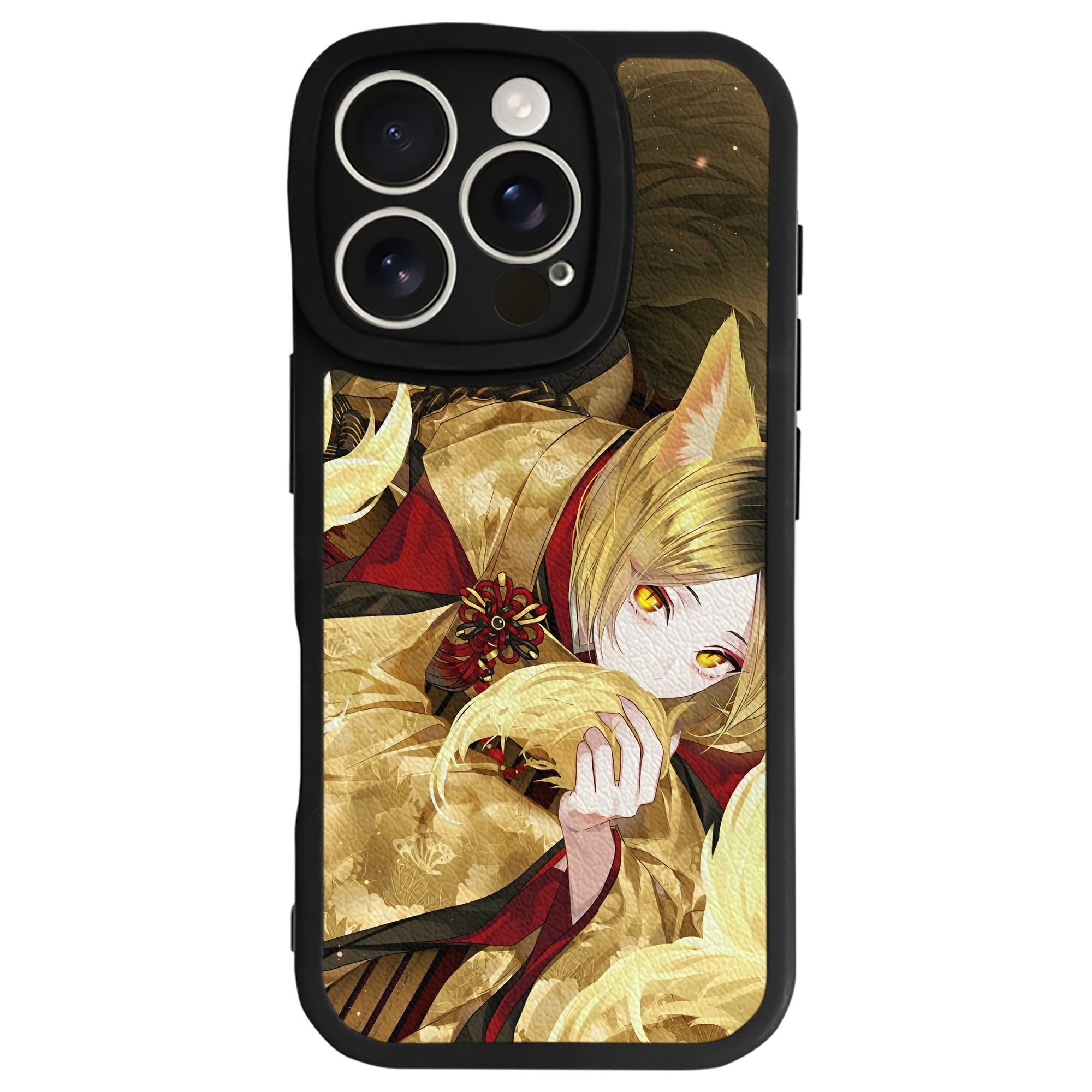 （画像用） 刀剣乱舞 Touken Ranbu 【iPhone 16シリーズ対応】シリコンスマホケース（レザー調） 材質：シリコン